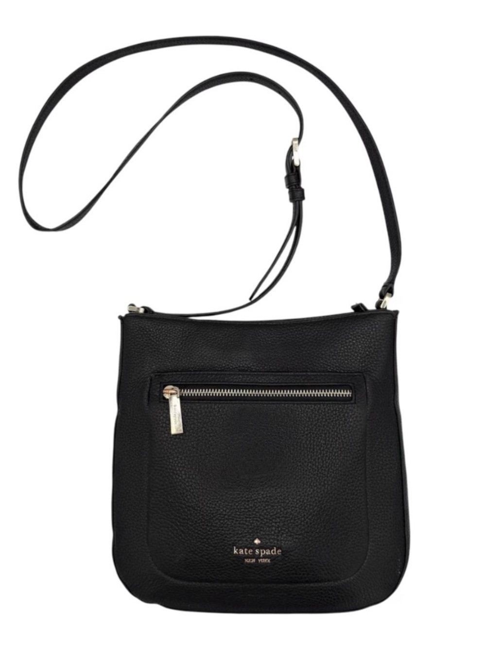 Kate Spade Black Pebbled Leather Crossbody Bag ♠️